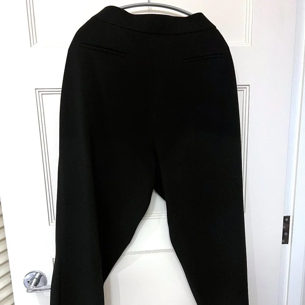 ECU - Size 1X - Kasper Black Suit Pants - Pebble - Pull-On Style - Picture 1 of 4